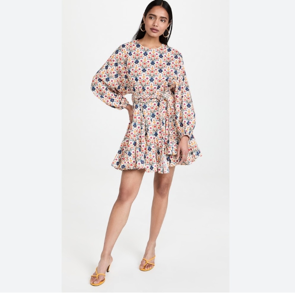 Rhode Ella Mini Dress in Harmony Print Size XS